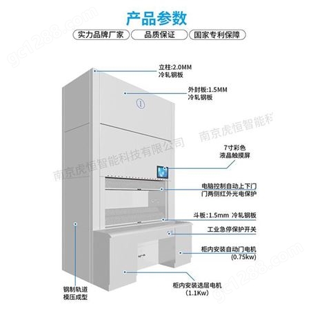 青海rfid智能盘库档案柜厂家虎恒智能档案柜XW-7A200联网定位到盒