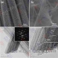 四氧化三锰（Mn3O4）纳米线阵列 纳米线纳米纤维 微纳米材料 奇材馆