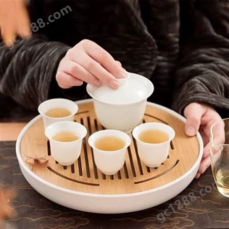日式简约茶壶功夫茶具套装 办公家用快客杯 景德镇陶瓷品茗杯套组