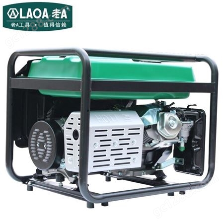老A（LAOA）汽油发电机5kw 单相 低噪音低油耗 LA369500