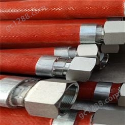 阻燃耐火胶管 防火防高温管 隔热电缆护套管 防护保温玻璃纤维耐火套管