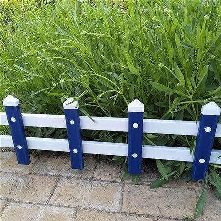 pvc塑钢草坪护栏花栏栅栏花草篱笆围栏户外花园隔离栏杆花圃绿化