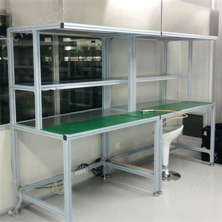 304不锈钢操作台  启涛 重型加厚桌  铝型材工作台定制