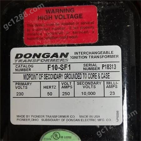 美国DONGAN东安变压器81-2-68，380/220，2KVA 代理