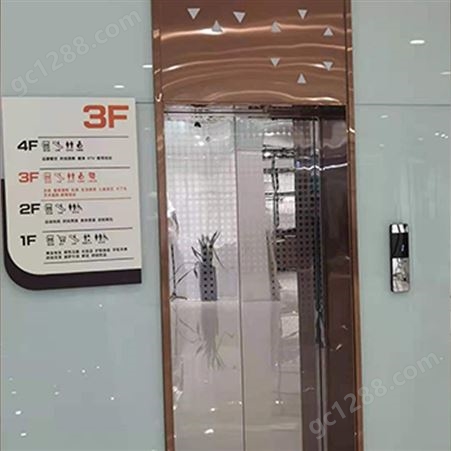 济宁市 不锈钢电梯门套包口线  小区工程电梯门套 外墙造型厂家