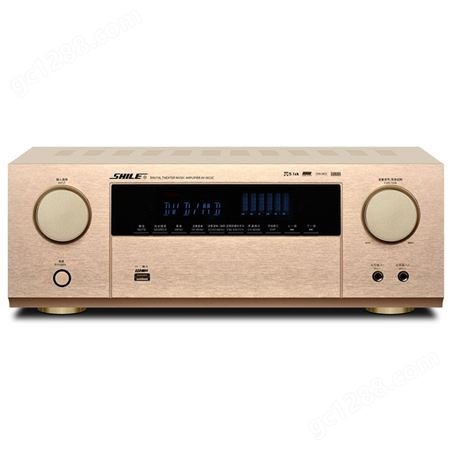 狮乐(SHILE) AV-6612C数码功率放大器 5.1声道家庭影院功放 高清同轴光纤USB接口带