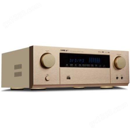 狮乐(SHILE) AV-6612C数码功率放大器 5.1声道家庭影院功放 高清同轴光纤USB接口带