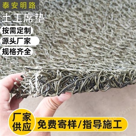 土工席垫 厂家销售水土保护毯 河道护坡边坡 防护三维保护毯 生态土工网垫