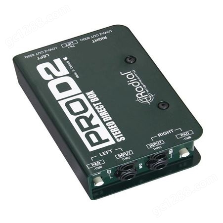 长期现货供应Radial ProD2吉他DI盒 贝斯直插 键盘乐器 无源DI