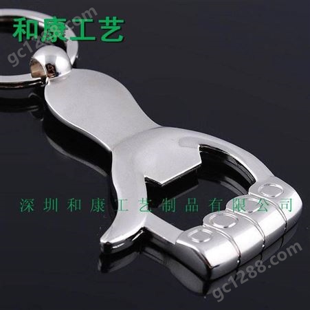 供应开瓶器起子 锌合金电镀白钢开瓶器 可以按logo定制 深圳工厂