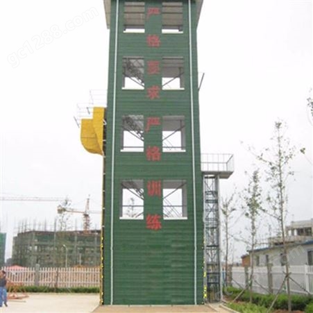 训练塔厂家安装 消防训练铁塔架构 五层军事油田演习铁塔定制