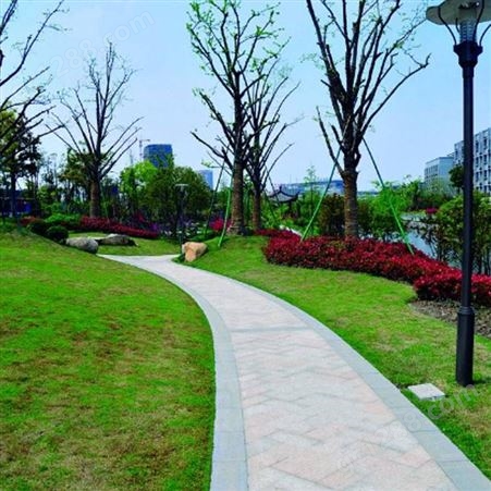 武汉别墅庭院绿化设计 景观园林设计公司 园区绿化养护 润泽蔚来 b000343