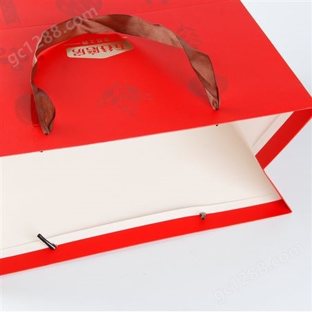鄂州定做logo纸袋手提袋定制红色包装袋节日礼品礼物使用江城印务批发