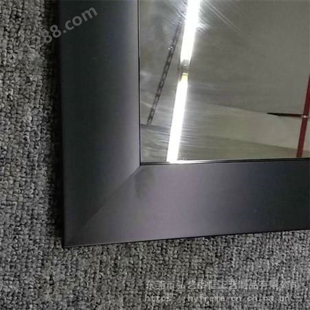 弘艺 不锈钢圆形黑钛镜框 简约铝合金镜框