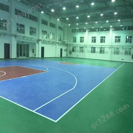 厂家定制 塑胶地板室内篮球场 经济适用 塑胶运动地板胶