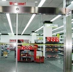 感应玻璃门 超市玻璃门 透明平移门 优质清洁平移门 现货