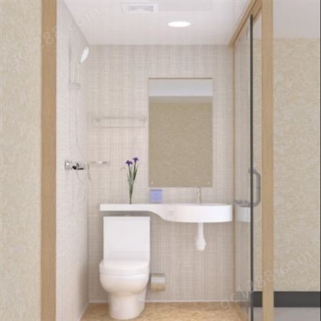 百思沐整体淋浴房 一体卫生间 酒店集成卫浴 成品浴室 BLS1216