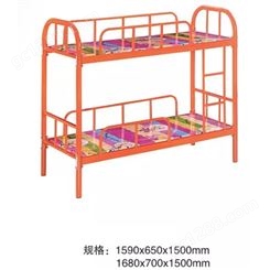 双层型材床 铁架床 宿舍床上下铺铁床员工 加工定制