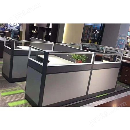 供应现代时尚办公家具组合职员电脑桌办公桌 员工位桌屏风隔断桌