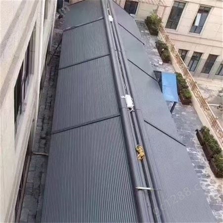 户外遮阳产品定制 亚克力—铝合金材质天幕雨棚