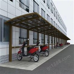 博纳思铝合金耐力板停车棚 新型材质 建筑建材分类
